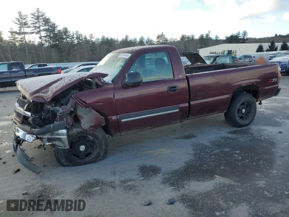 2003 Chevrolet Silverado 1500 LS with VIN 1GCEK14T53Z258993, listed as a Copart auction lot 83234444 with Not Provided miles and Salvage Title. Bid and sale history available at DreamBid. Image 1.