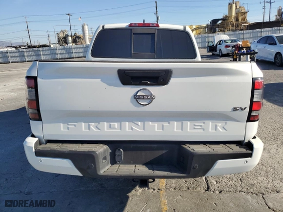 2022 Nissan Frontier S with VIN 1N6ED1EJ4NN681174, listed as a Copart auction lot 77231874 with 58,032 mi miles and Salvage Title. Bid and sale history available at carsss.com. Image 6.