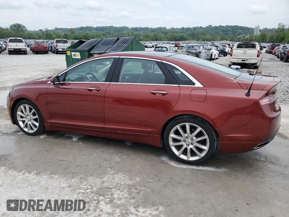 2014 Lincoln MKZ with VIN 3LN6L2G98ER829998, listed as a Copart auction lot 56548145 with 88,050 mi miles and Salvage title. Bid and sale history available at DreamBid. Image 2.