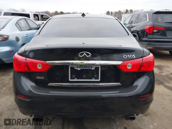 2017 Infiniti Q50 3.0t Premium with VIN JN1EV7AR6HM838604, listed as a IAAI auction lot 41515766 with 60,611 mi miles. Bid and sale history available at carsss.com. Image 16.