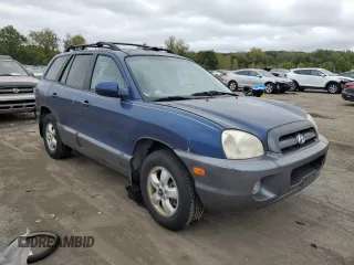2006 Hyundai Santa Fe GLS with VIN KM8SC13D86U101742, listed as a Copart auction lot 72785044 with 137,819 mi miles and Salvage Title. Bid and sale history available at carsss.com. Image 4.