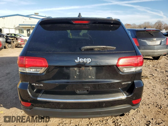 2018 Jeep Grand Cherokee Limited with VIN 1C4RJFBT9JC200504, listed as a Copart auction lot 80481684 with 104,398 mi miles and Salvage title. Bid and sale history available at DreamBid. Image 6.