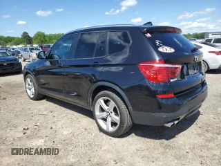 2017 BMW X3 xDrive28i with VIN 5UXWX9C5XH0T01872, listed as a Copart auction lot 53556375 with 142,480 mi miles and Salvage Title. Bid and sale history available at DreamBid. Image 2.
