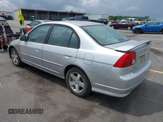 2004 Honda Civic EX with VIN 2HGES26794H559999, listed as a IAAI auction lot 42097812 with 289,596 mi miles and . Bid and sale history available at DreamBid. Image 3.