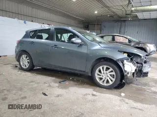 2012 Mazda 3 i Touring with VIN JM1BL1L88C1679120, listed as a Copart auction lot 46061535 with 94,099 mi miles and Salvage title. Bid and sale history available at DreamBid. Image 4.