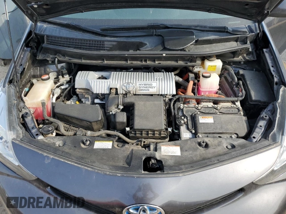 2016 Toyota Prius Two with VIN JTDZN3EU7GJ054390, listed as a Copart auction lot 53652895 with 54,317 mi miles and Salvage Title. Bid and sale history available at DreamBid. Image 11.