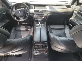 2014 BMW 7 Series 740Li with VIN WBAYE4C57ED137727, listed as a Copart auction lot 51847244 with 136,495 mi miles and Salvage Title. Bid and sale history available at carsss.com. Image 8.