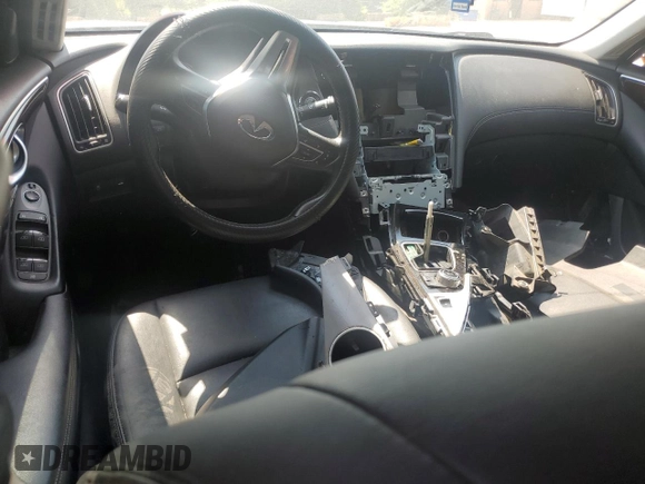 2018 Infiniti Q50 Luxe with VIN JN1EV7AP8JM363476, listed as a Copart auction lot 61403305 with Not provided miles and Salvage title. Bid and sale history available at DreamBid. Image 8.