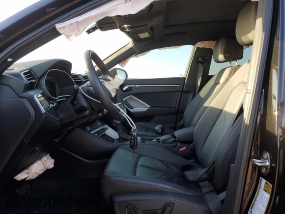 2020 Audi Q3 S line Premium with VIN WA1DECF33L1099539, listed as a Copart auction lot 43892833 with 17,471 mi miles. Bid and sale history available at carsss.com. Image 7.