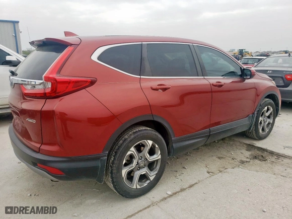 2018 Honda CR-V EX-L with VIN 2HKRW2H89JH699466, listed as a Copart auction lot 51268315 with 52,823 mi miles and Salvage Title. Bid and sale history available at carsss.com. Image 3.