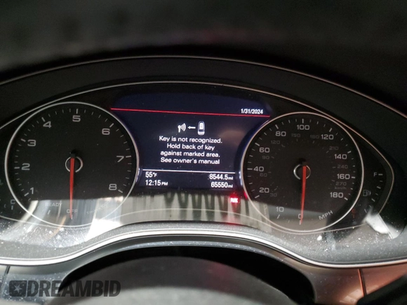 2016 Audi A7 3.0 Premium Plus with VIN WAUWGAFC9GN104865, listed as a Copart auction lot 40960304 with 65,550 mi miles. Bid and sale history available at carsss.com. Image 9.