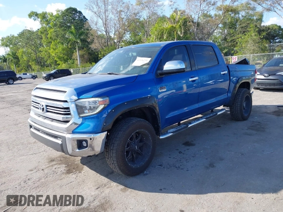 2017 Toyota Tundra 2WD Platinum with VIN 5TFGW5F1XHX225751, listed as a IAAI auction lot 41536231 with 159,962 mi miles. Bid and sale history available at carsss.com. Image 17.