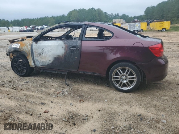 2007 Scion tC Spec with VIN JTKDE177570218272, listed as a Copart auction lot 58276625 with Not provided miles and Salvage title. Bid and sale history available at DreamBid. Image 2.