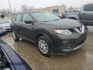 2016 Nissan Rogue S with VIN JN8AT2MT6GW009695, listed as a Copart auction lot 42980645 with 173,721 mi miles and Salvage Title. Bid and sale history available at carsss.com. Image 4.