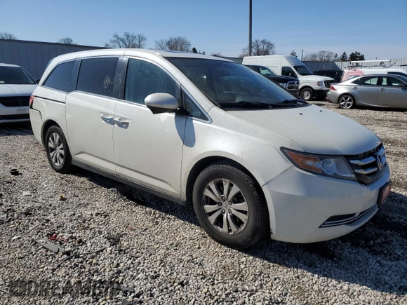 2015 Honda Odyssey EX-L with VIN 5FNRL5H69FB129773, listed as a Copart auction lot 48389155 with 143,047 mi miles and Clean Title. Bid and sale history available at DreamBid. Image 4.