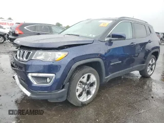 2019 Jeep Compass Limited z VIN 3C4NJDCB1KT842519, wystawiony jako Copart lot #57665965 z przebiegiem Nie podano mil oraz Szkoda całkowita • Salvage title. Historia ofert i sprzedaży dostępna na DreamBid. Obrazek 1.