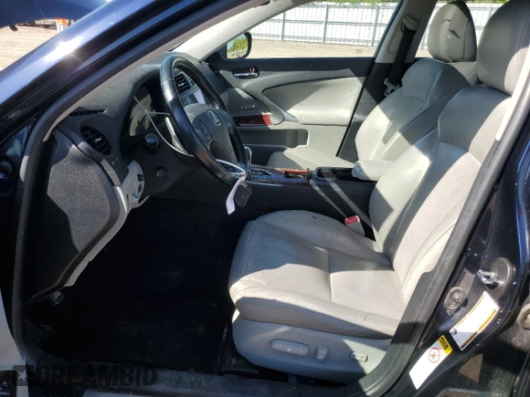 2008 Lexus IS 250 with VIN JTHCK262385019893, listed as a Copart auction lot 55444735 with 118,791 mi miles and Salvage title. Bid and sale history available at DreamBid. Image 7.