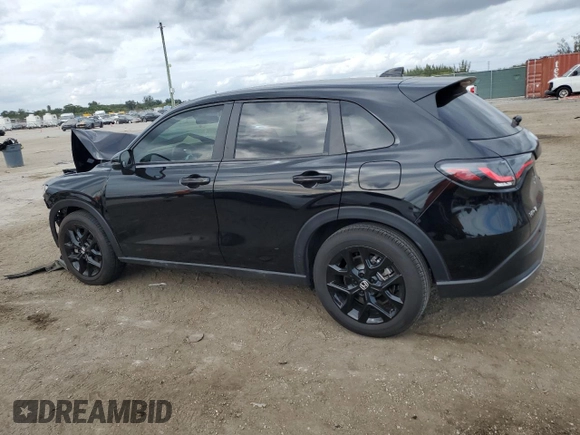 2024 Honda HR-V Sport with VIN 3CZRZ1H57RM755590, listed as a Copart auction lot 88978895 with 5,049 mi miles and Salvage Title. Bid and sale history available at carsss.com. Image 2.