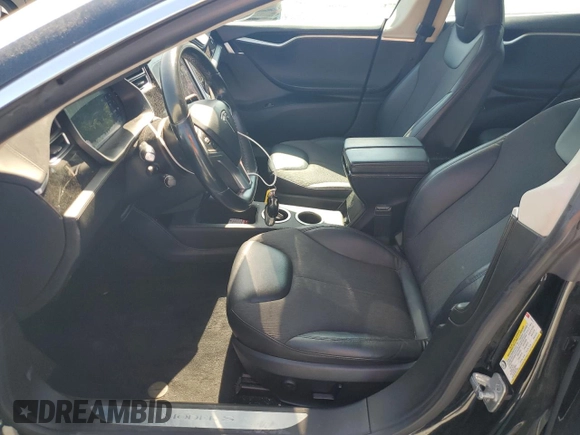 2016 Tesla Model S 70 with VIN 5YJSA1E17GF123934, listed as a Copart auction lot 55202865 with 132,027 mi miles and Salvage title. Bid and sale history available at DreamBid. Image 7.