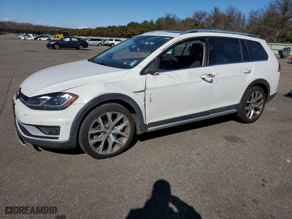 2018 Volkswagen Golf Alltrack S with VIN 3VWH17AU5JM755196, listed as a Copart auction lot 75307314 with 55,417 mi miles and Salvage Title. Bid and sale history available at carsss.com. Image 1.