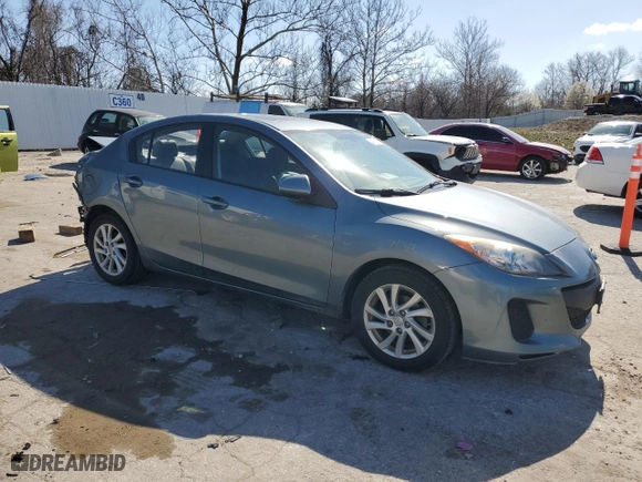 2012 Mazda Mazda3 i Grand Touring with VIN JM1BL1W79C1694826, listed as a Copart auction lot 49867895 with 206,307 mi miles and Salvage Title. Bid and sale history available at carsss.com. Image 4.