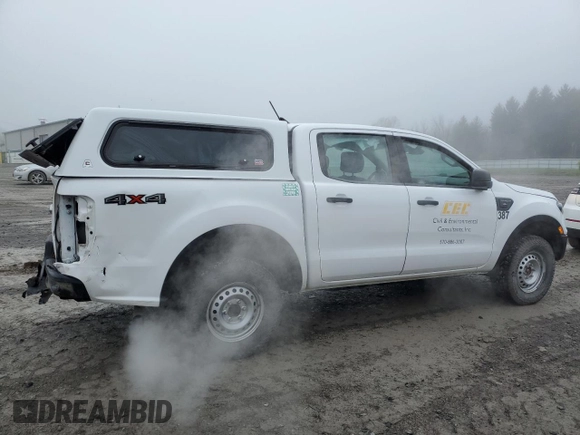 2020 Ford Ranger XL with VIN 1FTER4FH6LLA64756, listed as a Copart auction lot 55722235 with 82,537 mi miles and Salvage title. Bid and sale history available at DreamBid. Image 3.