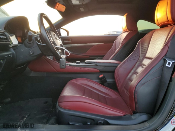 2016 Lexus RC 200t with VIN JTHHA5BC4G5003418, listed as a Copart auction lot 83820124 with 109,488 mi miles and Salvage Title. Bid and sale history available at carsss.com. Image 7.
