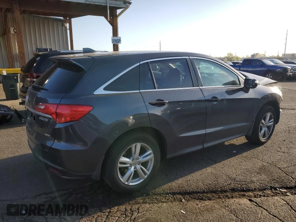 2013 Acura RDX Technology with VIN 5J8TB4H53DL021185, listed as a Copart auction lot 52258465 with 138,425 mi miles and Salvage Title. Bid and sale history available at DreamBid. Image 3.