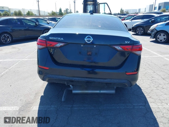 2020 Nissan Sentra SV with VIN 3N1AB8CV2LY220192, listed as a IAAI auction lot 41674675 with 37,621 mi miles. Bid and sale history available at carsss.com. Image 17.