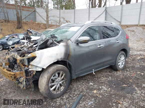 2017 Nissan Rogue SV with VIN KNMAT2MV4HP583060, listed as a IAAI auction lot 42093224 with Not Provided miles and . Bid and sale history available at carsss.com. Image 2.