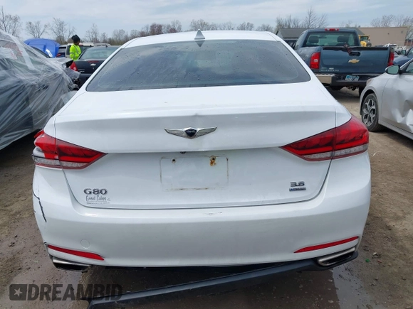 2017 Genesis G80 3.8L с VIN KMHGN4JE5HU183025, выставлен на аукционе IAAI как лот 42048920 с пробегом 90 073 миль миль и . История ставок и продаж доступна на DreamBid. Изображение 16.