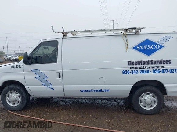 2008 Ford Econoline Cargo Commercial with VIN 1FTNE24L38DB50342, listed as a IAAI auction lot 41422323 with 318,790 mi miles and . Bid and sale history available at DreamBid. Image 15.
