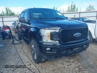 2019 Ford F-150 XL with VIN 1FTEW1E43KKE02639, listed as a IAAI auction lot 42124331 with 102,530 mi miles and . Bid and sale history available at DreamBid. Image 1.