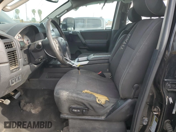 2013 Nissan Titan SL with VIN 1N6BA0EC9DN306161, listed as a Copart auction lot 50923005 with 199,141 mi miles and Salvage Title. Bid and sale history available at DreamBid. Image 7.