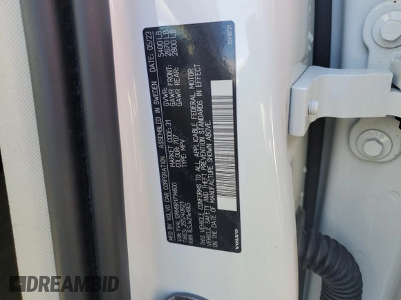 2024 Volvo XC60 Ultimate Dark Theme с VIN YV4L12RM9R1714600, выставлен на аукционе Copart как лот 77959124 с пробегом 21 836 миль миль и Списание • Salvage title. История ставок и продаж доступна на DreamBid. Изображение 13.