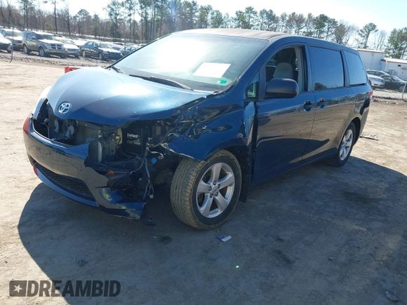 2012 Toyota Sienna with VIN 5TDZK3DC0CS196952, listed as a IAAI auction lot 41674818 with 135,630 mi miles and . Bid and sale history available at DreamBid. Image 17.