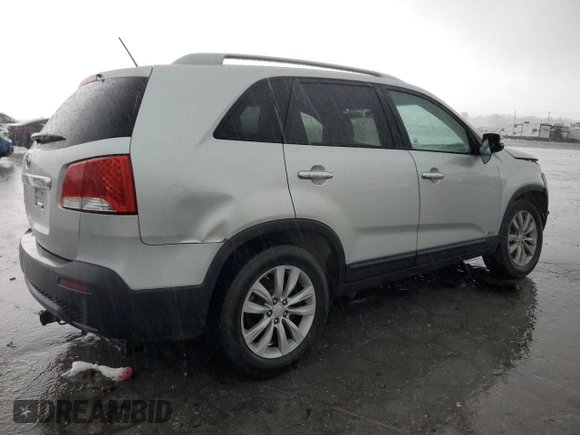2011 Kia Sorento LX with VIN 5XYKTDA23BG046183, listed as a Copart auction lot 51247195 with 114,497 mi miles and Salvage Title. Bid and sale history available at carsss.com. Image 3.