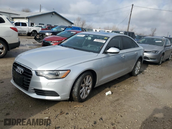 2015 Audi A6 2.0T Premium with VIN WAUFFAFC9FN015461, listed as a Copart auction lot 84965344 with 100,317 mi miles and Salvage Title. Bid and sale history available at carsss.com. Image 1.