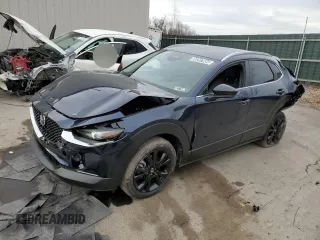 2025 Mazda CX-30 2.5 S Select Sport with VIN 3MVDMBBMXSM758007, listed as a Copart auction lot 80297984 with 372 mi miles and Salvage Title. Bid and sale history available at carsss.com. Image 1.