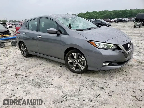 2018 Nissan LEAF SV with VIN 1N4AZ1CP1JC307031, listed as a Copart auction lot 58869215 with 99,621 mi miles and Salvage title. Bid and sale history available at DreamBid. Image 13.