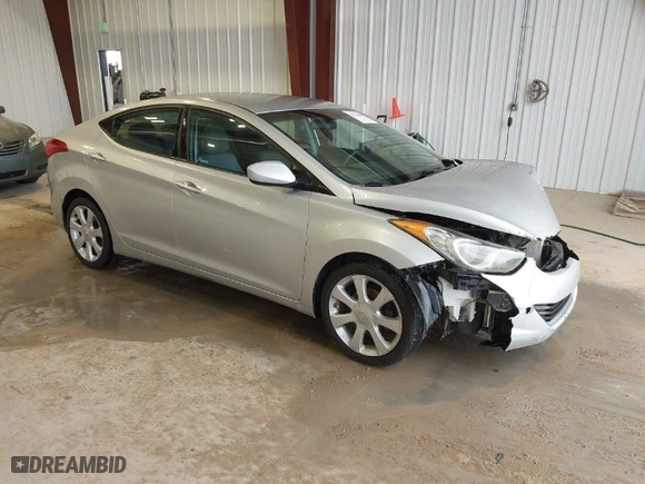 2013 Hyundai Elantra GLS with VIN 5NPDH4AE0DH349227, listed as a IAAI auction lot 41925408 with 142,396 mi miles. Bid and sale history available at carsss.com. Image 1.