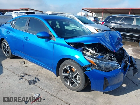 2024 Nissan Sentra SV with VIN 3N1AB8CV4RY272268, listed as a IAAI auction lot 42604720 with 26,422 mi miles and . Bid and sale history available at DreamBid. Image 1.