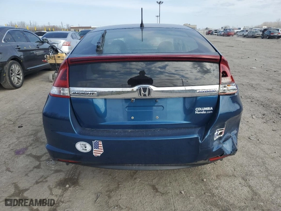2012 Honda Insight LX with VIN JHMZE2H50CS003458, listed as a Copart auction lot 49620695 with 229,862 mi miles and Salvage Title. Bid and sale history available at carsss.com. Image 6.