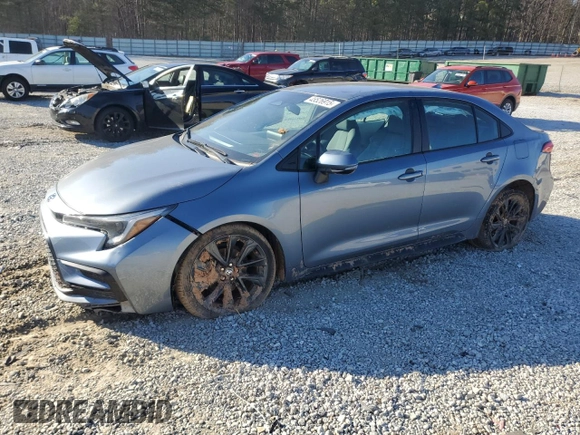 2024 Toyota Corolla SE with VIN 5YFS4MCE7RP183721, listed as a Copart auction lot 45526915 with 48,335 mi miles and Salvage Title. Bid and sale history available at DreamBid. Image 1.
