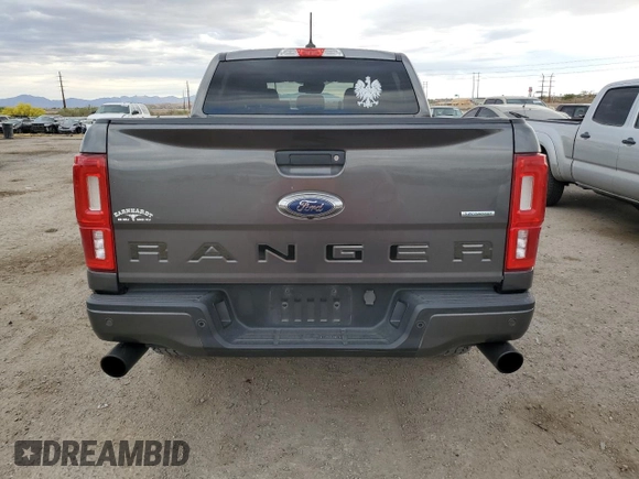 2020 Ford Ranger XL with VIN 1FTER4EH9LLA45958, listed as a Copart auction lot 53003215 with 32,287 mi miles and Salvage Title. Bid and sale history available at carsss.com. Image 6.