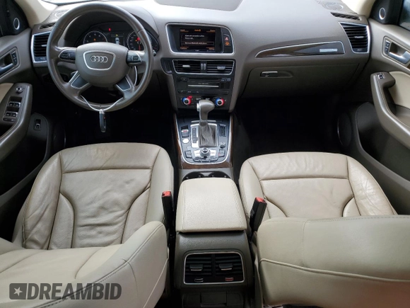 2014 Audi Q5 Premium Plus with VIN WA1LFAFPXEA082191, listed as a Copart auction lot 85557914 with 130,037 mi miles and Salvage Title. Bid and sale history available at carsss.com. Image 8.