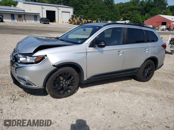 2018 Mitsubishi Outlander ES with VIN JA4AZ3A34JZ025866, listed as a Copart auction lot 61529555 with 144,041 mi miles and Salvage title. Bid and sale history available at DreamBid. Image 1.
