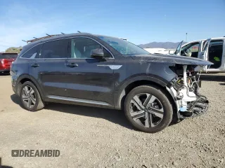 2023 Kia Sorento Hybrid EX with VIN KNDRHDLG7P5187878, listed as a Copart auction lot 87659315 with 19,601 mi miles and Salvage Title. Bid and sale history available at carsss.com. Image 4.