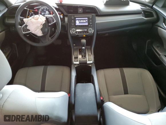 2017 Honda Civic Sedan LX with VIN 19XFC2F52HE072255, listed as a Copart auction lot 50661395 with 93,032 mi miles and Salvage Title. Bid and sale history available at carsss.com. Image 8.