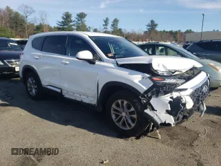 2020 Hyundai Santa Fe SE with VIN 5NMS2CADXLH214245, listed as a Copart auction lot 67223592 with 26,875 mi miles. Bid and sale history available at carsss.com. Image 4.
